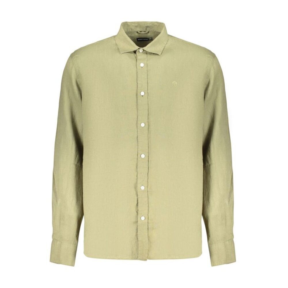 North Sails Green Linen Men's Men's Shirt